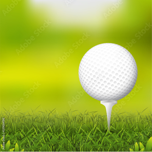 Golf Sport Background Vector