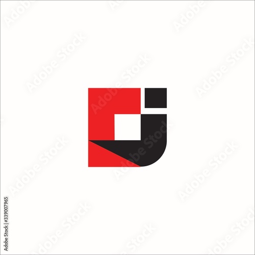 Free Download CJ letter logo template vector - GFXLoad