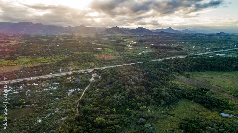 Paulo Cesar Vinha State Park photographed in Guarapari, in Espirito Santo. Southeast of Brazil. Atlantic Forest Biome. Picture made in 2018.