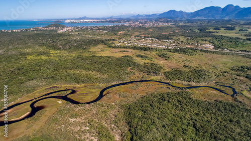 Guarapari City photographed in Espirito Santo. Southeast of Brazil. Atlantic Forest Biome. Picture made in 2018.