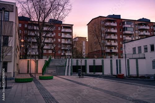 Photography Rinkeby, Stockholm Sweden. A beautiful morning,.