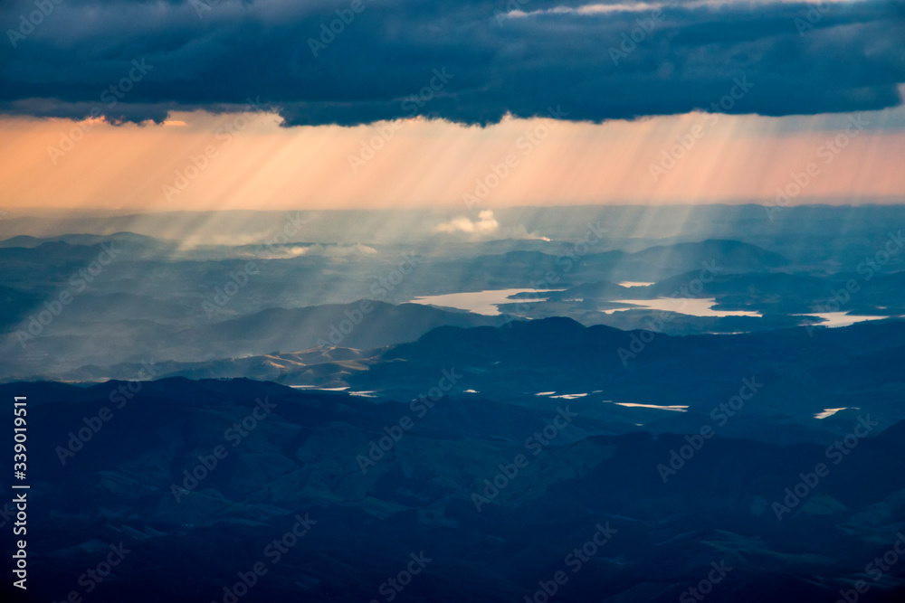 Fototapeta premium Landscape photographed in Espirito Santo. Southeast of Brazil. Picture made in 2018.