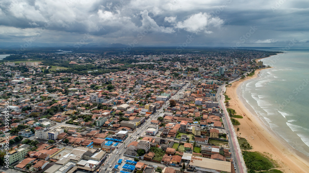 Jacaraipe city photographed in Espirito Santo. Southeast of Brazil. Atlantic Forest Biome. Picture made in 2018.