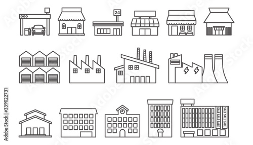 Vector illustration for brochure, ads, and web, line icons
