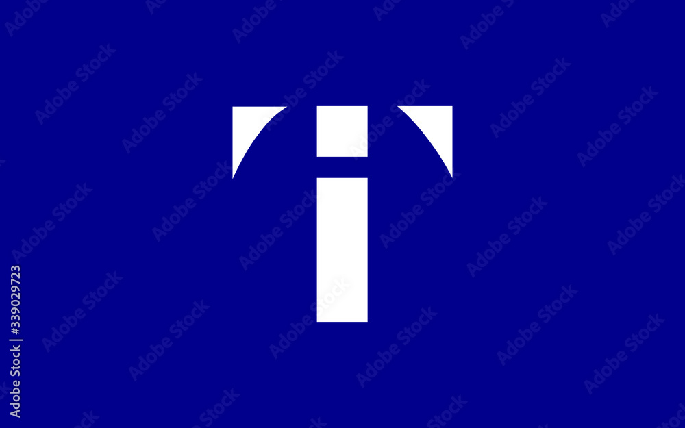 IT or TI and I or T Uppercase Letter Initial Logo Design, Vector Template IT or TI and I or T Uppercase Letter Initial Logo Design, Vector Template