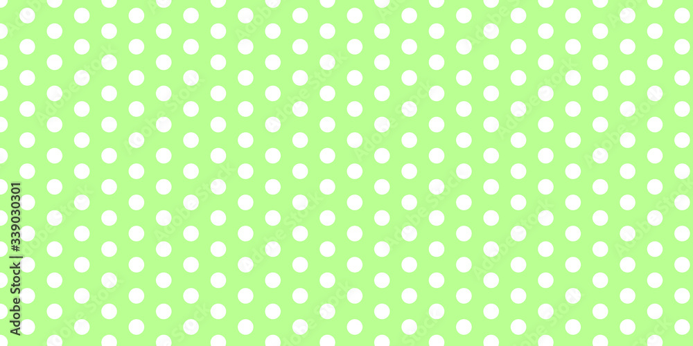 green polka dots pattern