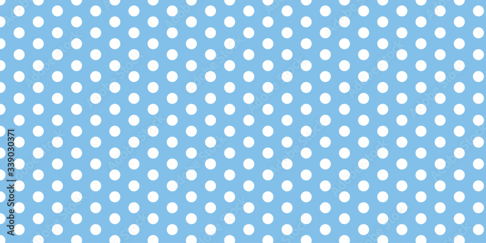 blue polka dots background - obrazy, fototapety, plakaty 