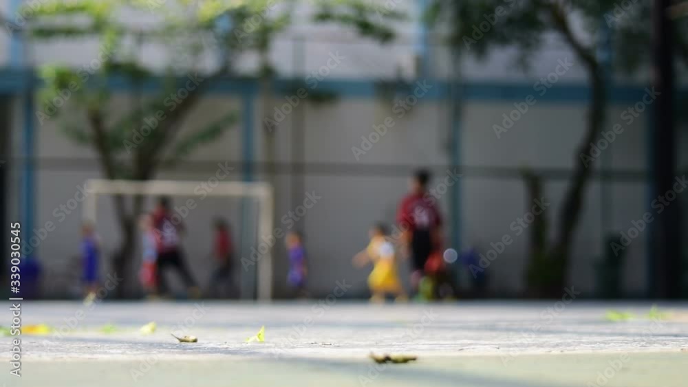 custom made wallpaper toronto digitalBlur children are playing football happily. There are players who can score goals and be happy.