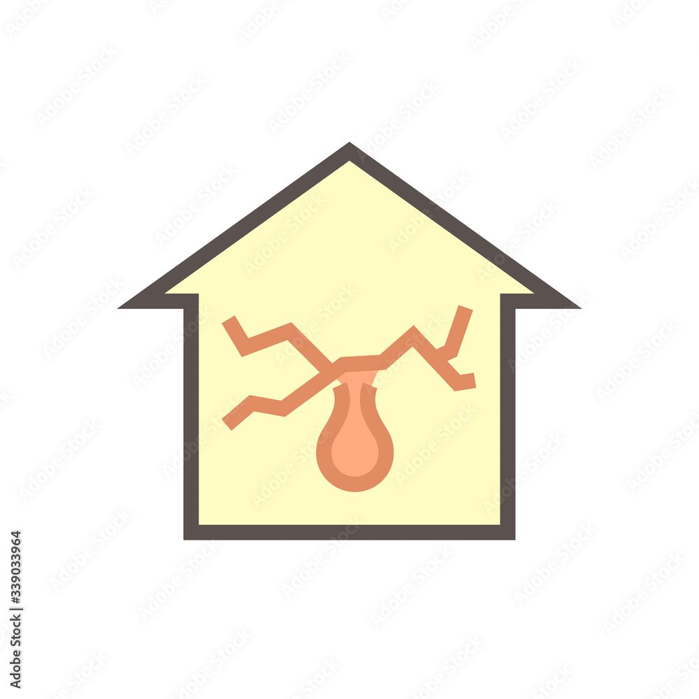 Naklejka premium water leak icon