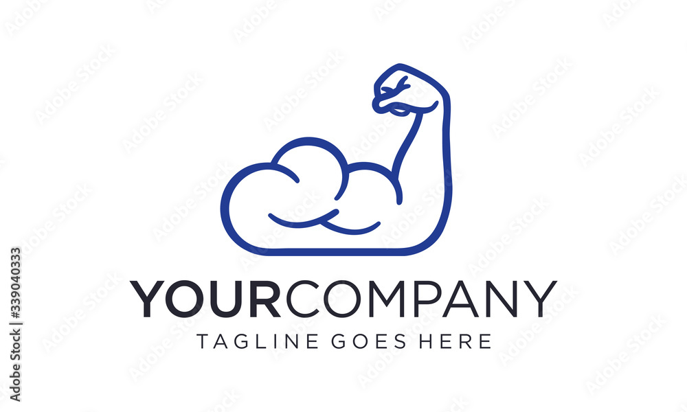 Strong cloud for logo design concept
Strong cloud for logo design concept
