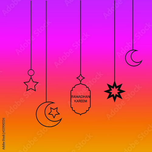 ramadan kareem icon vector illustration, islamic mosque arabic muslim religion design mubarak
