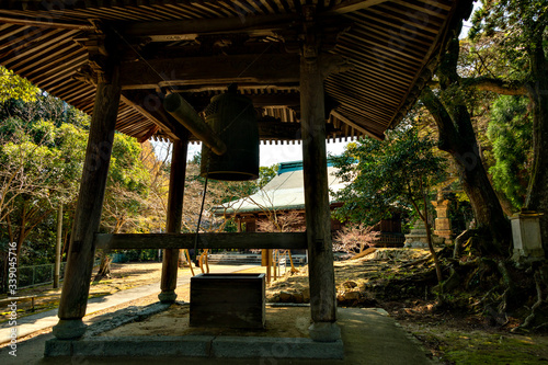 A belfry of Komyo-ji temple in Kato, Hyogo, Japan