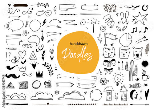 arrow, set, flower, creative, pencil, handdrawn, elements, rustic, dividers, borders, wedding, collection, animal, cute, doodle, invitation, flourish, ornamental, classic, black, sketch, child