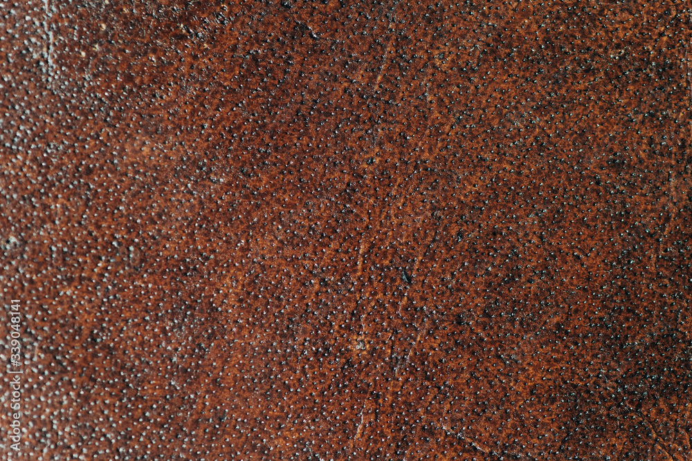 Eroded metal wall