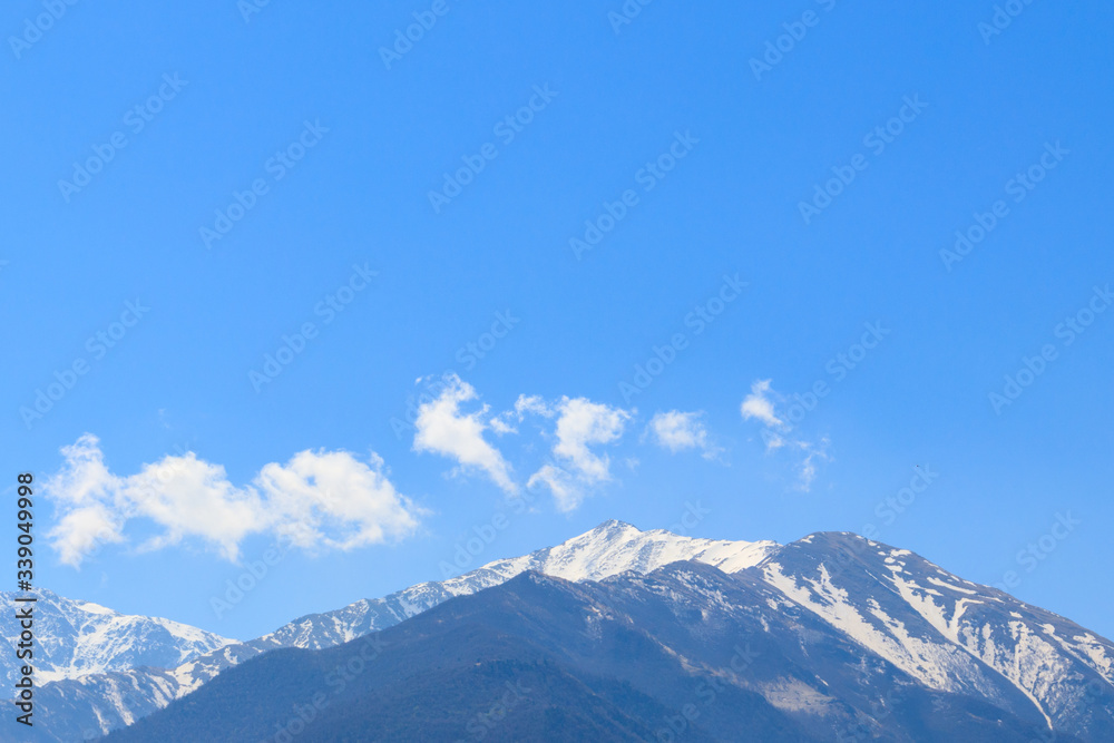 View on the Caucasian mountains in Georgia View on the Caucasian mountains in Georgia