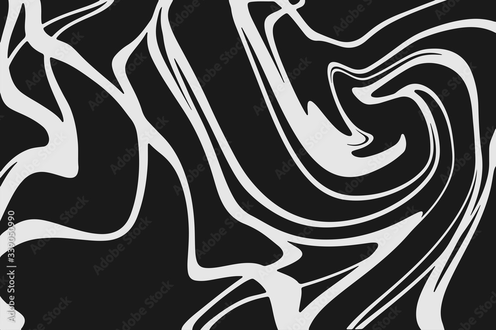 Abstract black white image with long and short intermittent liquid lines made by brush. A monochrome image drawn by hand. Dirty shabby smears of black paint. Vector eps illustration. Abstract black white image with long and short intermittent liquid lines made by brush. A monochrome image drawn by hand. Dirty shabby smears of black paint. Vector eps illustration.
