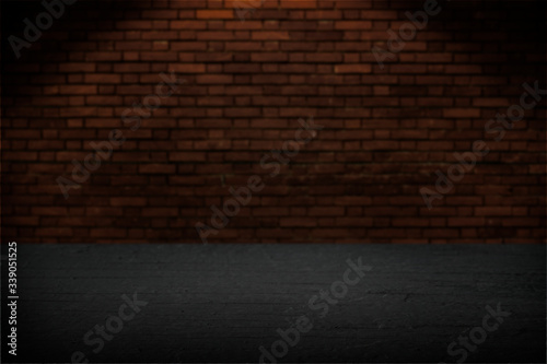 Rustic brick wall background