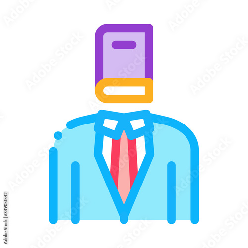 legal representative icon vector. legal representative sign. color symbol illustration