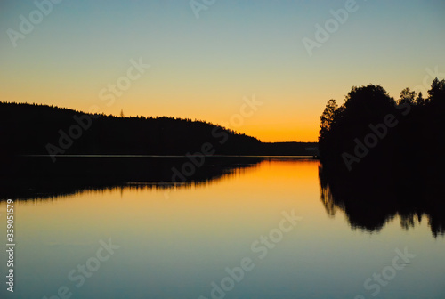 sunset on the lake © VFX Photographer