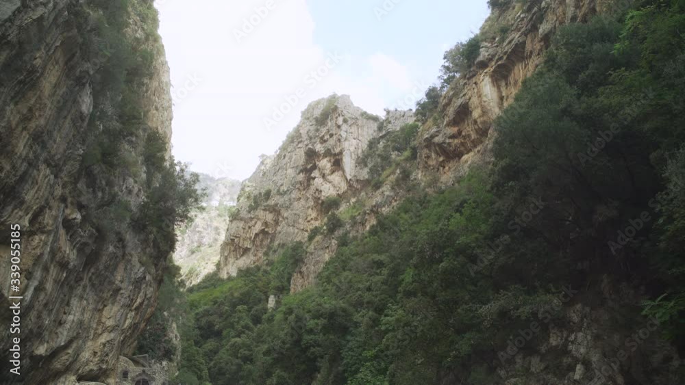 Still shot of mountains near the Amalfi Coast. Still shot of mountains near the Amalfi Coast.