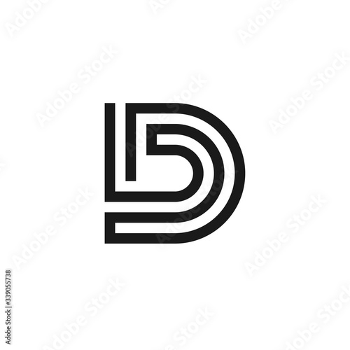 Letter D Logo Icon Design Template Element