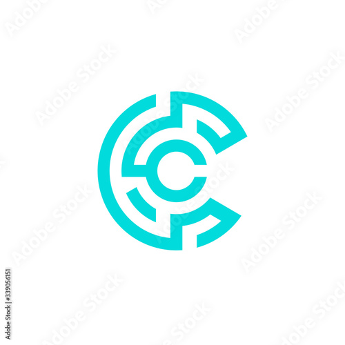 Letter C Logo Vector, Logo design inspiration, vector