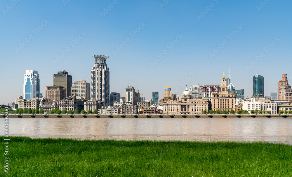 Architectural landscape of Shanghai Bund