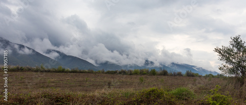 foggy mountains