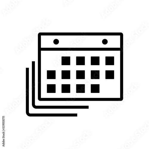 Calendar line icon