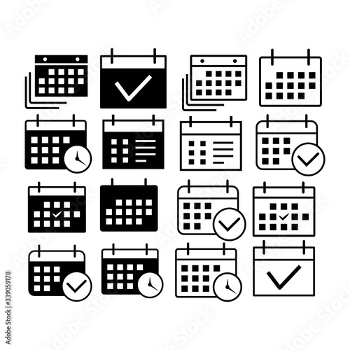 Calendar icons