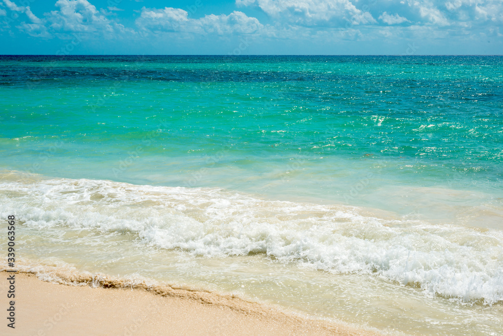 Beautiful beach in Cancun, Mexico