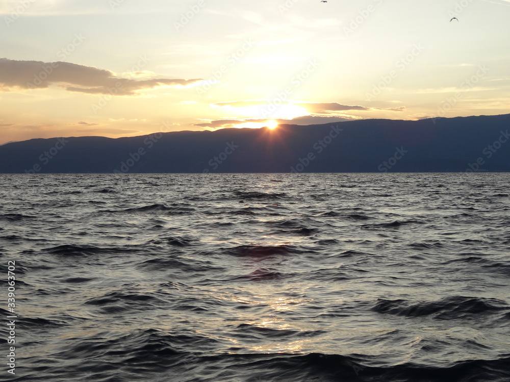 Naklejka premium Ohrid is a very beautiful ancient city in Macedonia