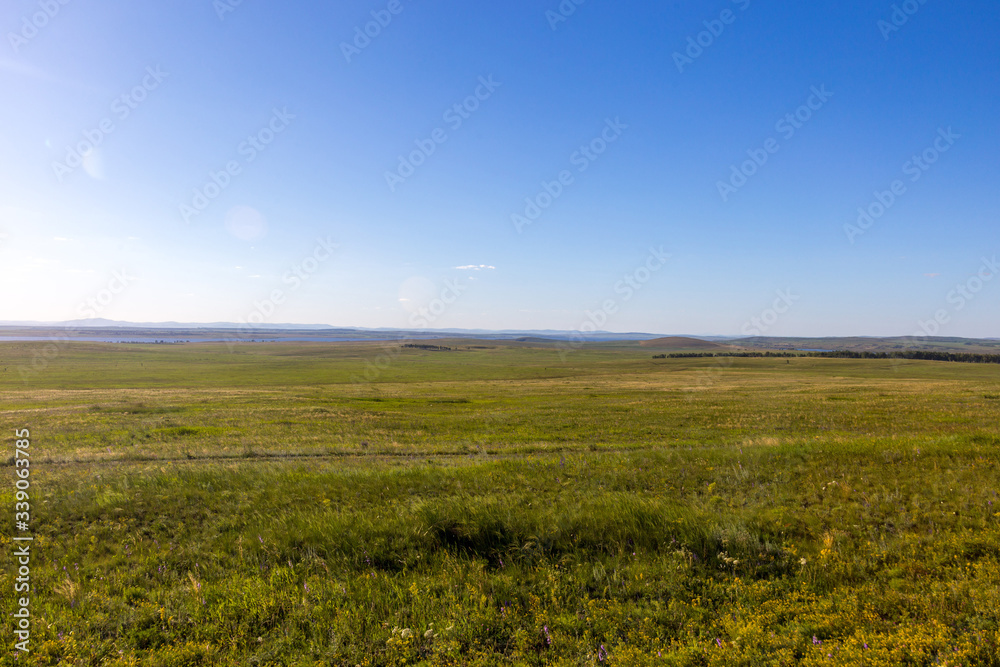 Valley of the Ural river, republic Bashkortostan, Russia