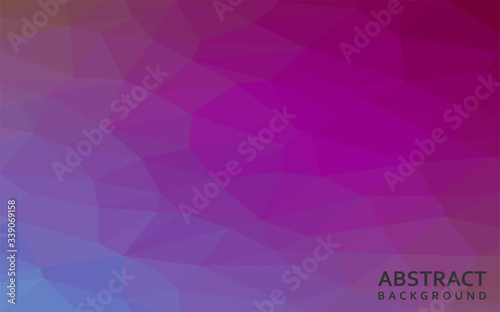 Modern colorful mosaic with textured overlap layer background.