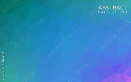 Modern colorful mosaic with textured overlap layer background.