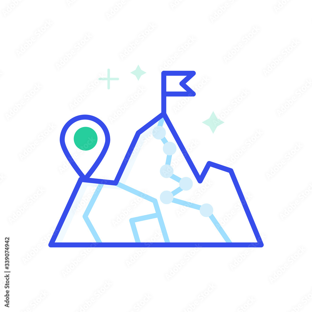 Mountain Vector Icon