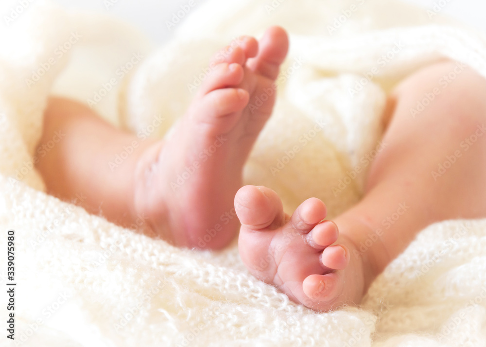 Newborn baby feet Newborn baby feet