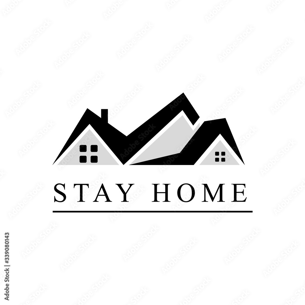 Stay home icon. Vector Stay home icon. Vector
