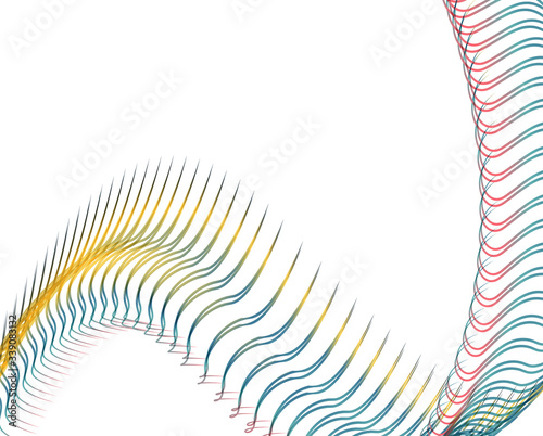 Abstract background blend wave line design for Wallpaper, Banner, Background, Card, Book Illustration, landing page
