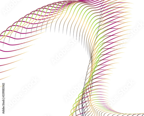 Abstract background blend wave line design for Wallpaper, Banner, Background, Card, Book Illustration, landing page