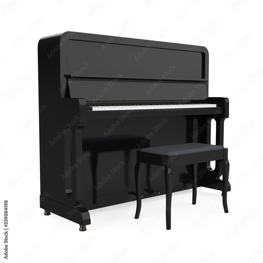 Upright Piano Isolated Upright Piano Isolated