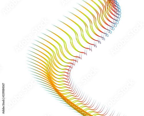Abstract background blend wave line design for Wallpaper, Banner, Background, Card, Book Illustration, landing page