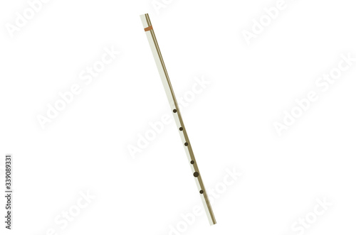 A simple illustration of a traditional penny whistle
