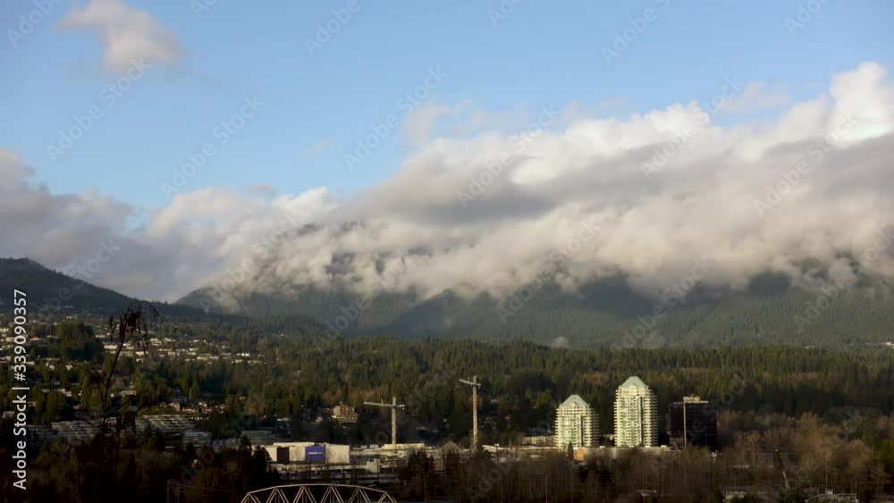 Canada Vancouver Timelapes with cloud. Canada Vancouver Timelapes with cloud.