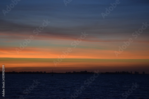 Coast line at sunrise  © LauraE