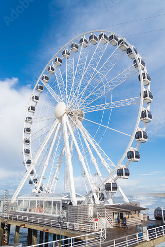 ferris wheel at beach