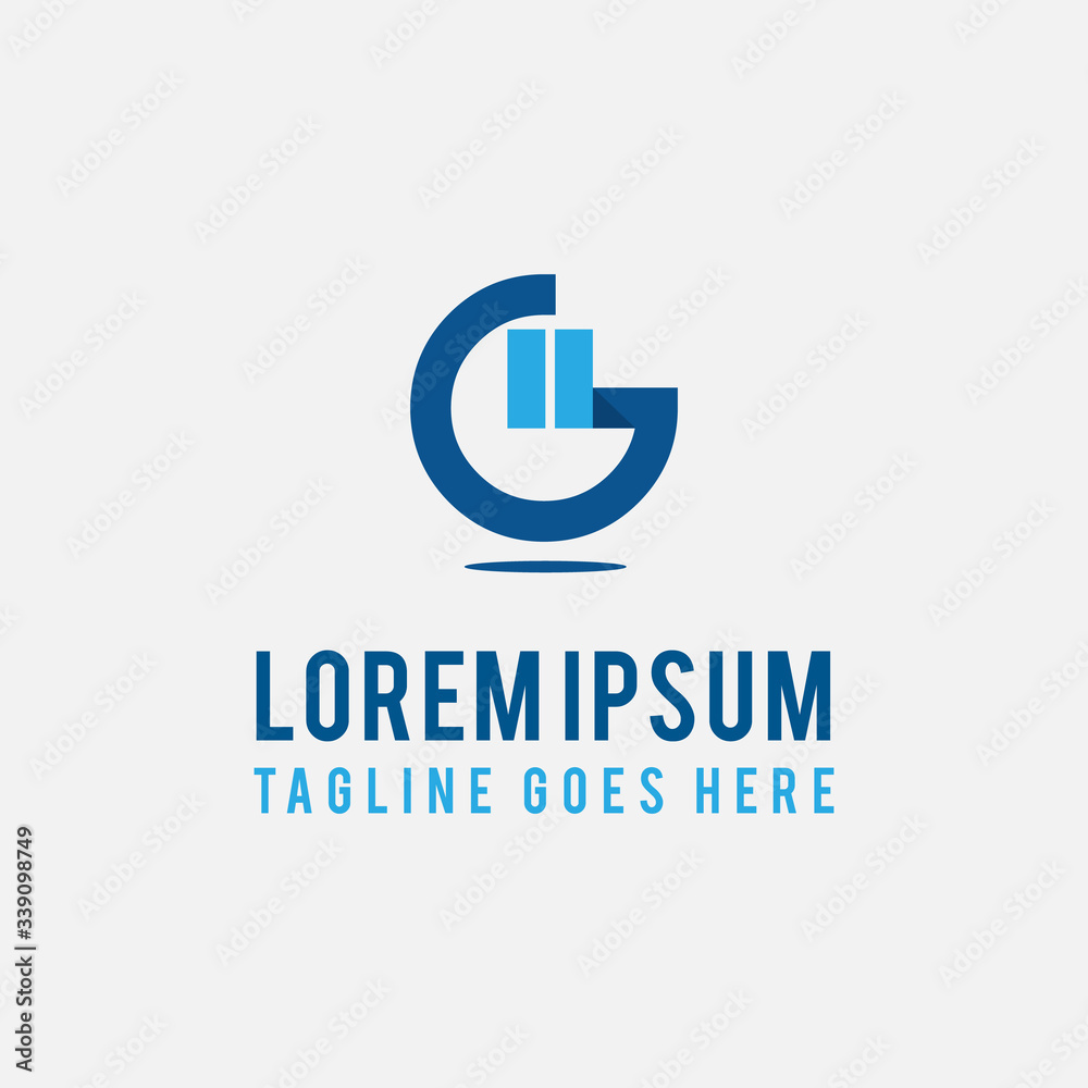 style overlapping letters FG logo graphic concept vector icons style overlapping letters FG logo graphic concept vector icons