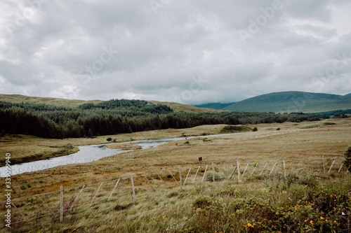 Obraz na płótnie Scottish Highlands w salonie