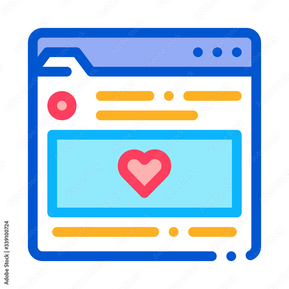 favorite info folder icon vector. favorite info folder sign. color symbol illustration favorite info folder icon vector. favorite info folder sign. color symbol illustration