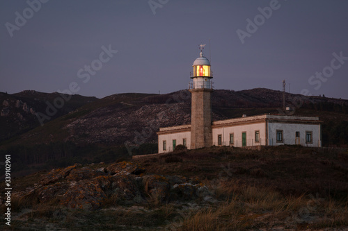 Lariño lighthouse at night © D.G.Eirin